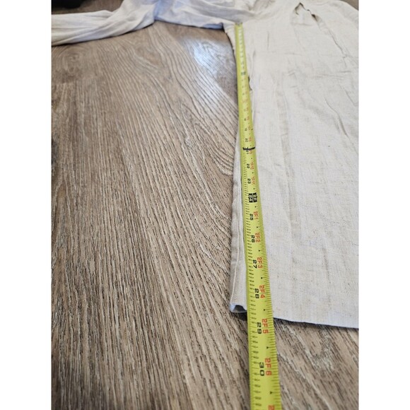 Barbara Barbara Women’s Halter Beige Jumpsuit Wideleg Size 4 - Picture 7 of 9